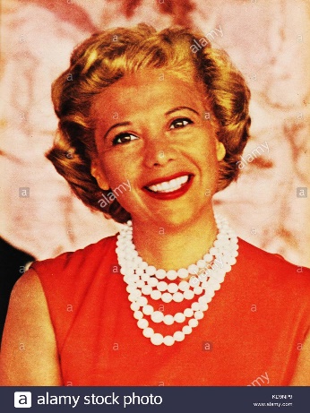 Dinah Shore (1916-1994), American singer, recording artist, film and television actress in a 1959 photo. The first Stock Photo